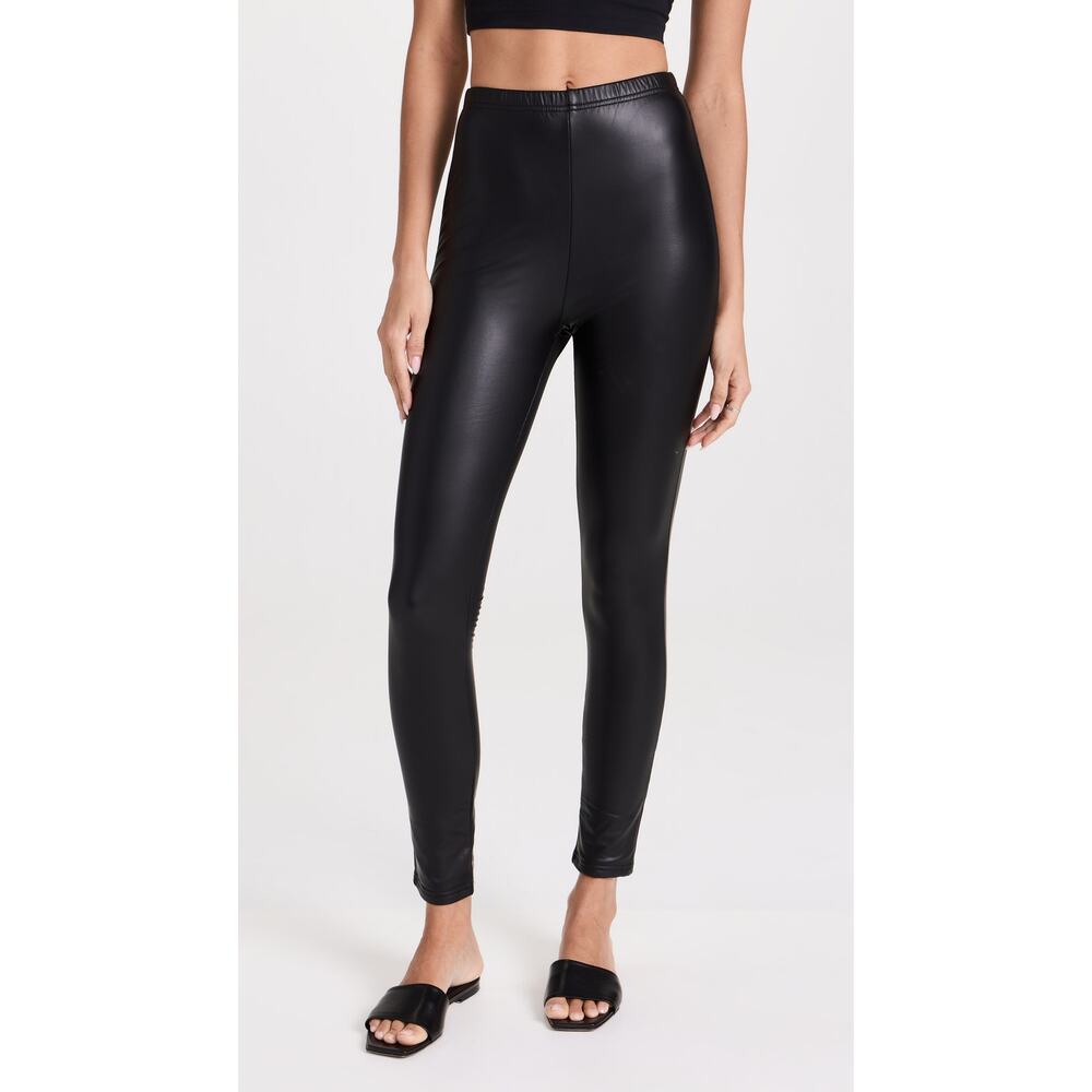 New Plush Fleece Lined Liquid Leggings Women's Size S